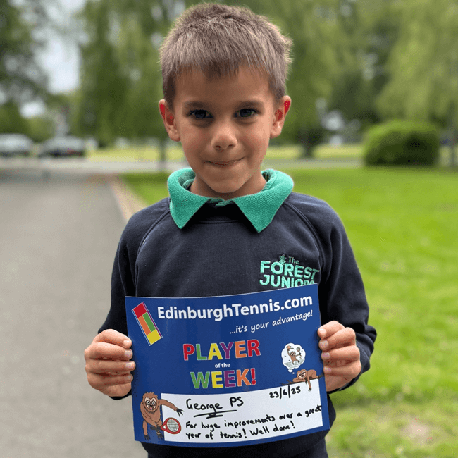 Player of the Week - Edinburgh Tennis